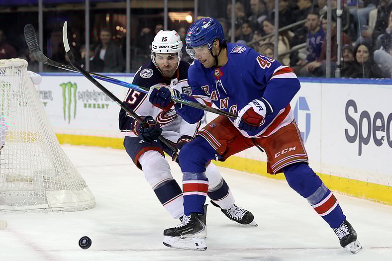 NHL: Columbus Blue Jackets at New York Rangers