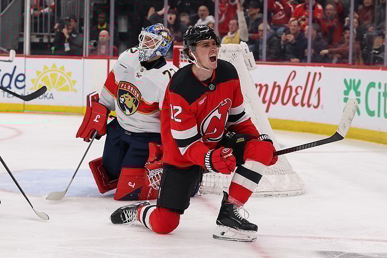 NHL: Florida Panthers at New Jersey Devils