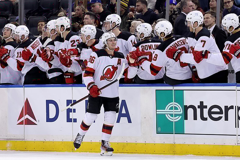 NHL: New Jersey Devils at New York Rangers