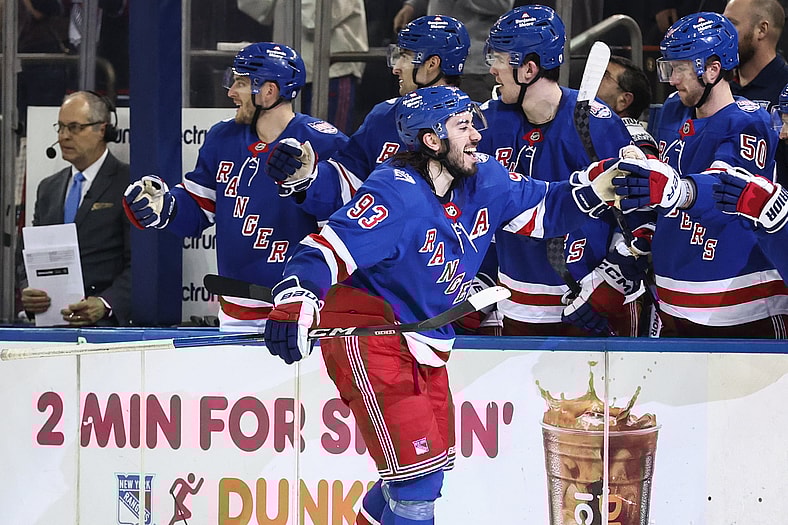 NHL: New Jersey Devils at New York Rangers