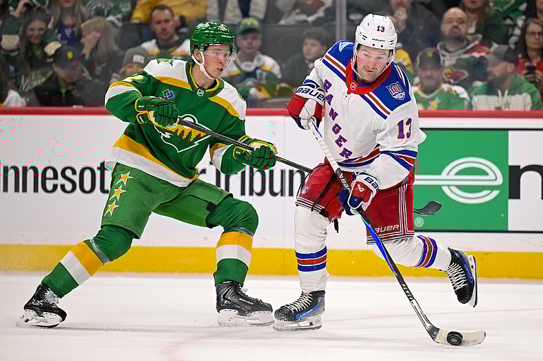 NHL: New York Rangers at Minnesota Wild