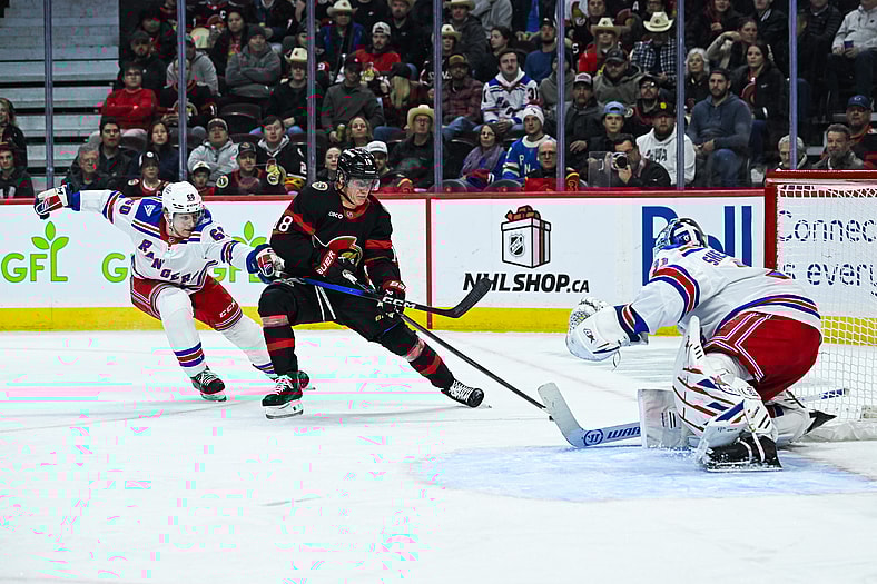 NHL: New York Rangers at Ottawa Senators
