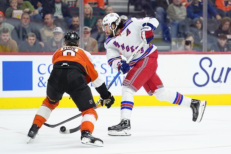 NHL: New York Rangers at Philadelphia Flyers