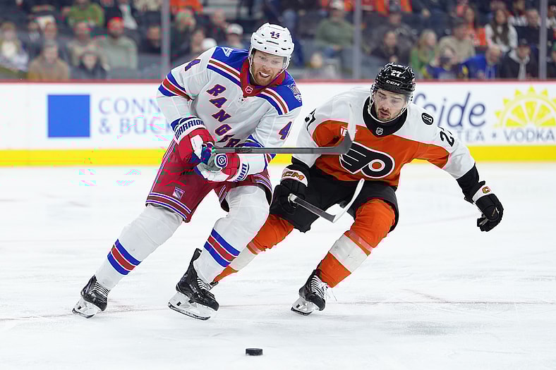 NHL: New York Rangers at Philadelphia Flyers
