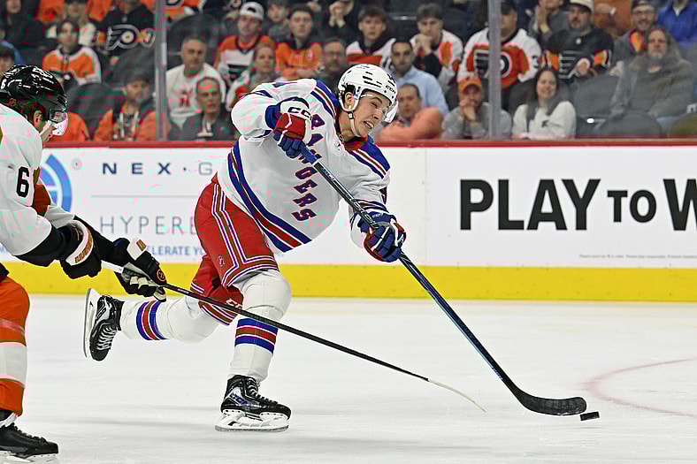 NHL: New York Rangers at Philadelphia Flyers