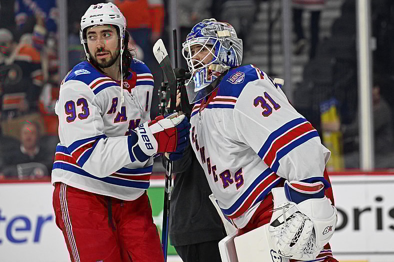 NHL: New York Rangers at Philadelphia Flyers