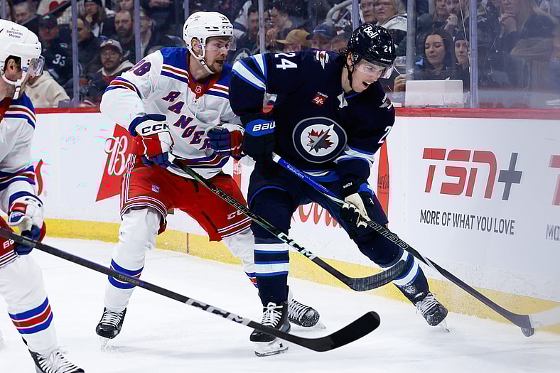 NHL: New York Rangers at Winnipeg Jets