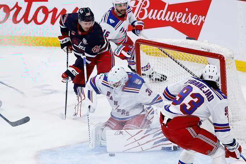 NHL: New York Rangers at Winnipeg Jets