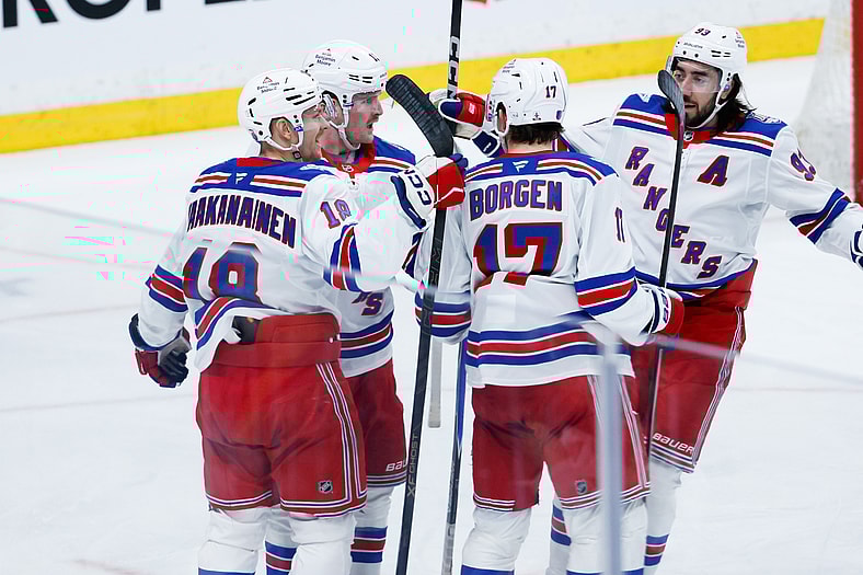 NHL: New York Rangers at Winnipeg Jets