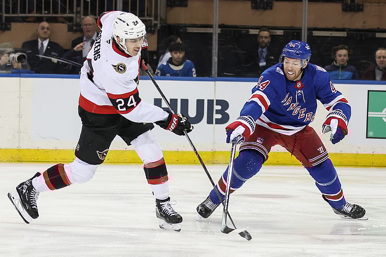NHL: Ottawa Senators at New York Rangers