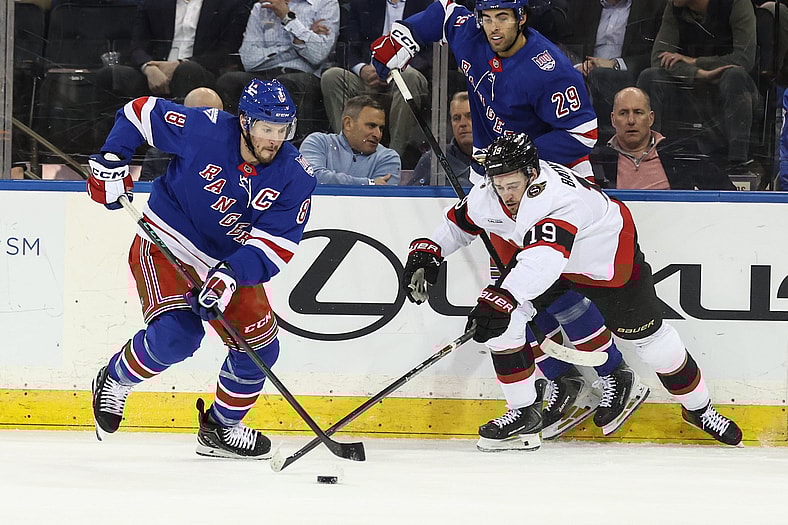 NHL: Ottawa Senators at New York Rangers