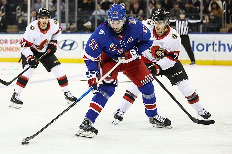 NHL: Ottawa Senators at New York Rangers