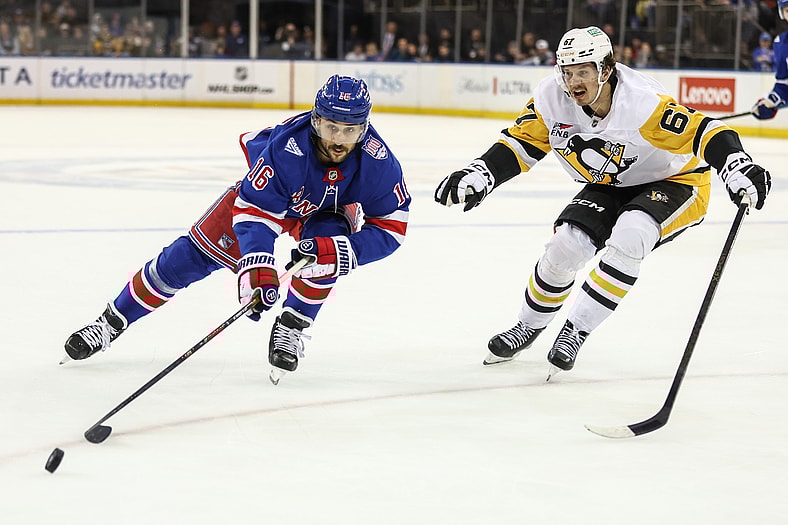 NHL: Pittsburgh Penguins at New York Rangers