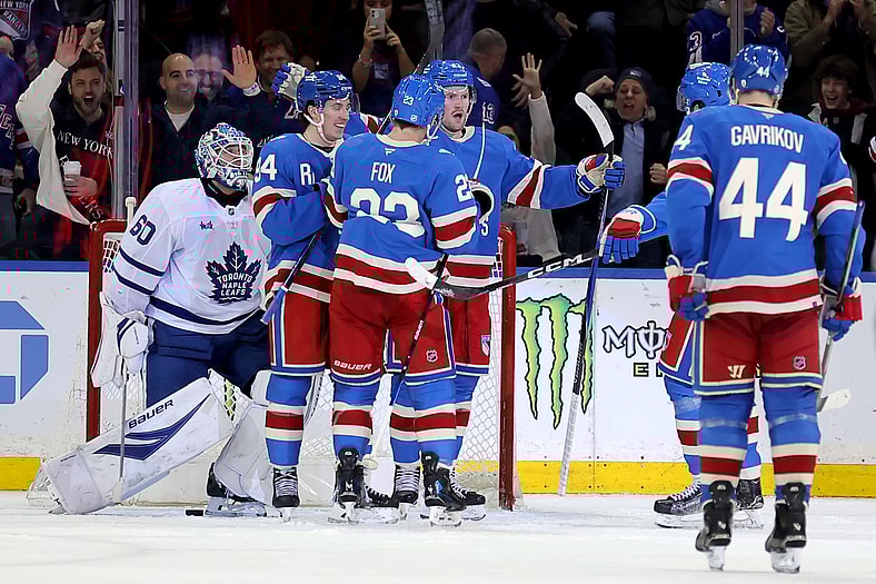NHL: Toronto Maple Leafs at New York Rangers