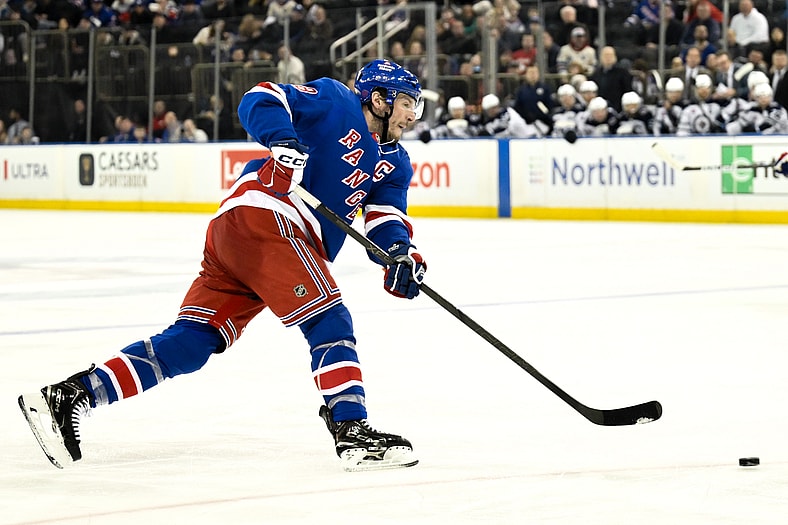 NHL: Winnipeg Jets at New York Rangers