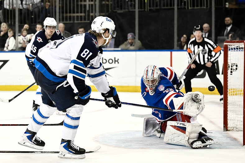 NHL: Winnipeg Jets at New York Rangers
