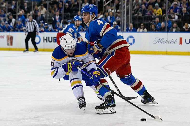 NHL: Buffalo Sabres at New York Rangers