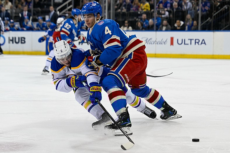 NHL: Buffalo Sabres at New York Rangers