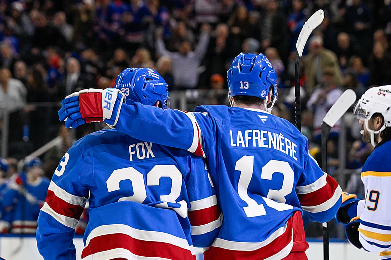 NHL: Buffalo Sabres at New York Rangers