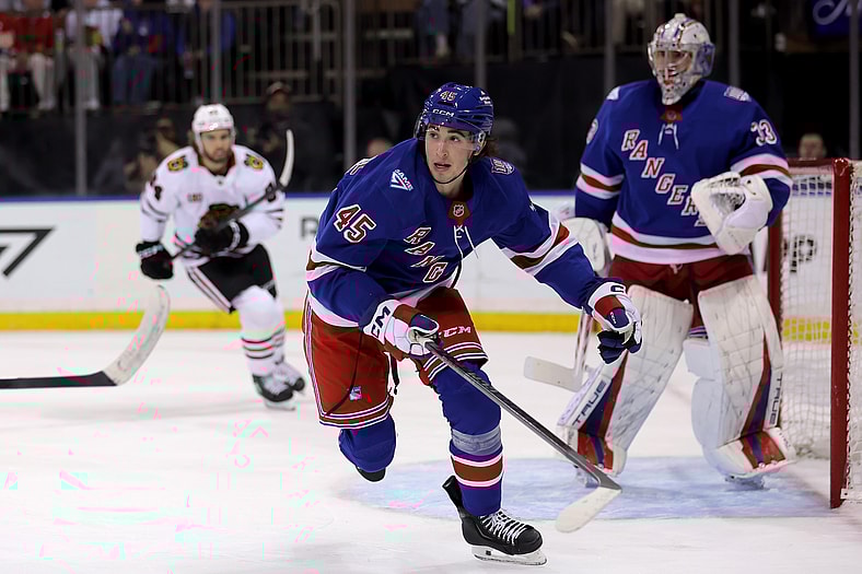 NHL: Chicago Blackhawks at New York Rangers