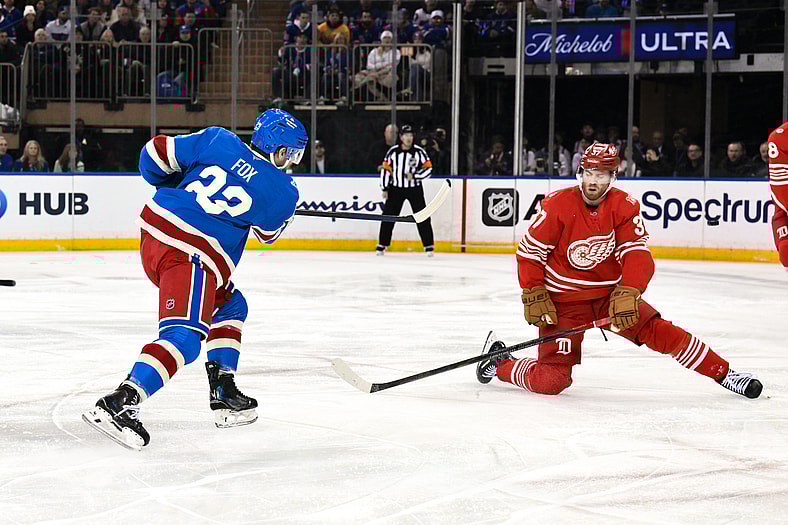NHL: Detroit Red Wings at New York Rangers