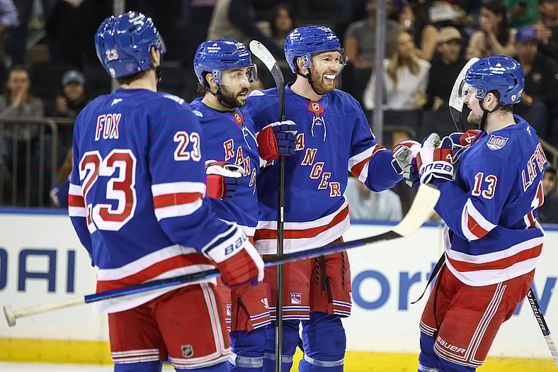 NHL: New Jersey Devils at New York Rangers