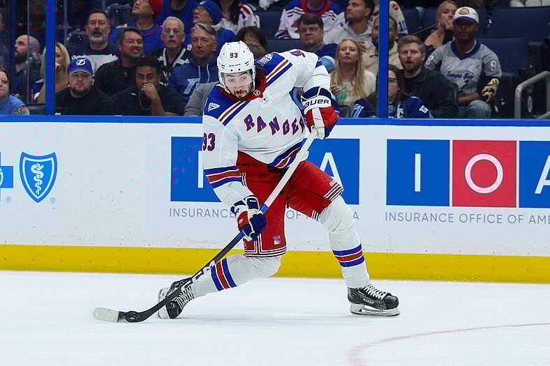 NHL: New York Rangers at Tampa Bay Lightning