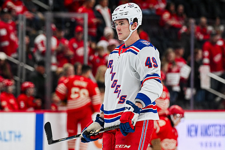 NHL: New York Rangers at Detroit Red Wings