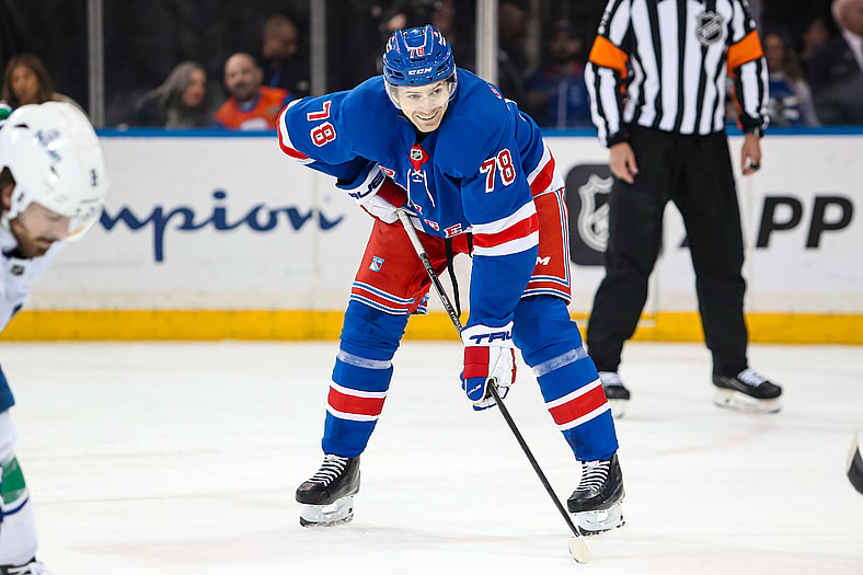 NHL: Vancouver Canucks at New York Rangers