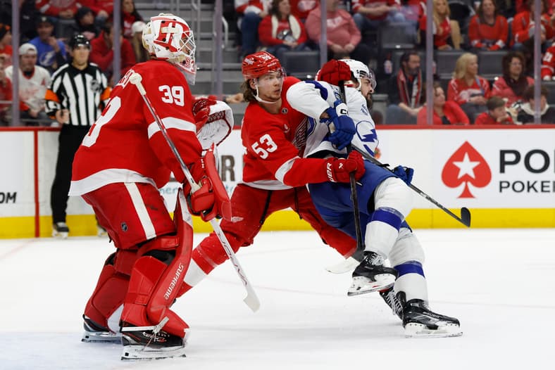 NHL: Tampa Bay Lightning at Detroit Red Wings
