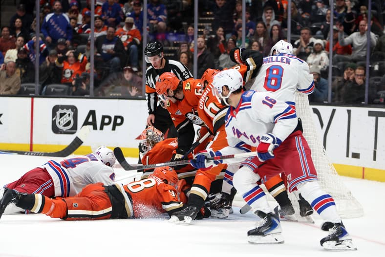 NHL: New York Rangers at Anaheim Ducks
