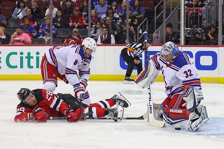 NHL: Preseason-New York Rangers at New Jersey Devils