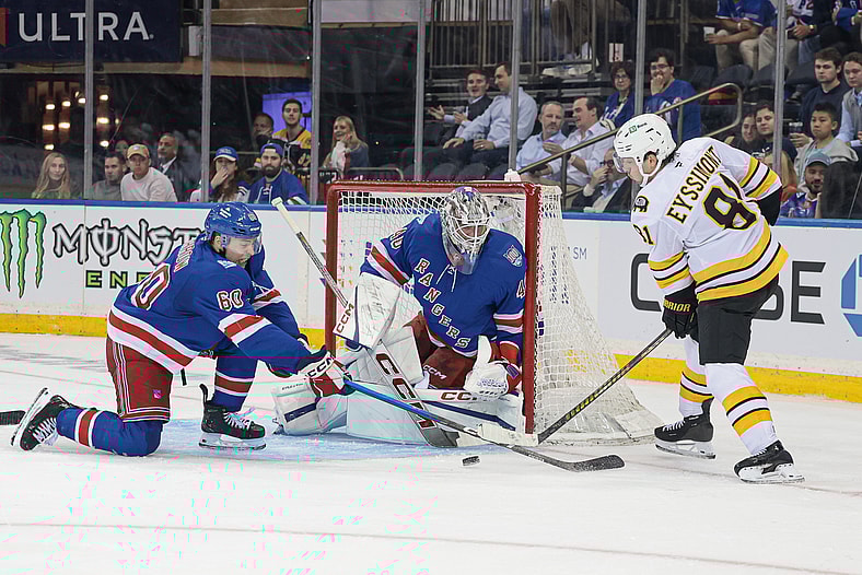 NHL: Preseason-Boston Bruins at New York Rangers