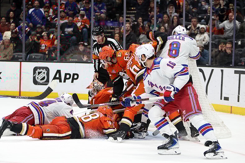 NHL: New York Rangers at Anaheim Ducks