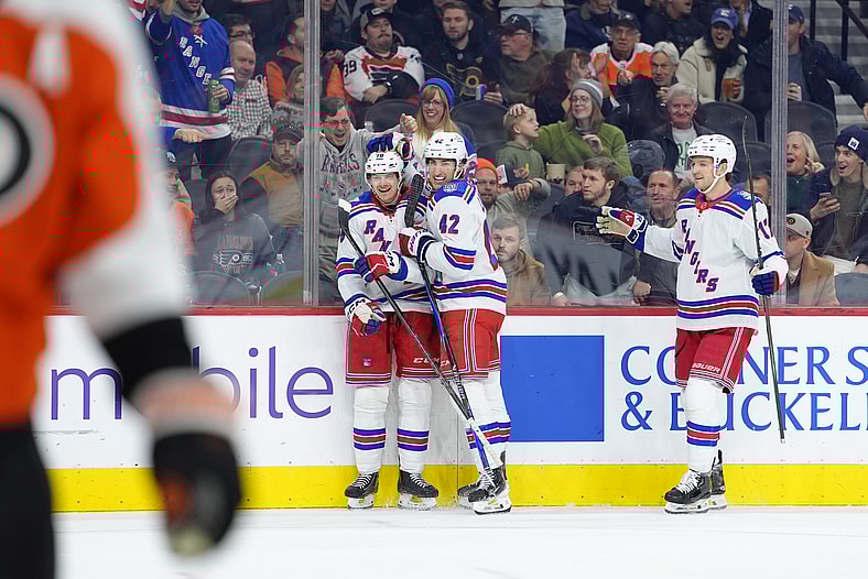 NHL: New York Rangers at Philadelphia Flyers