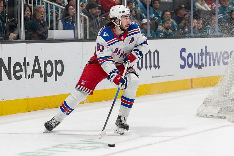 NHL: New York Rangers at San Jose Sharks