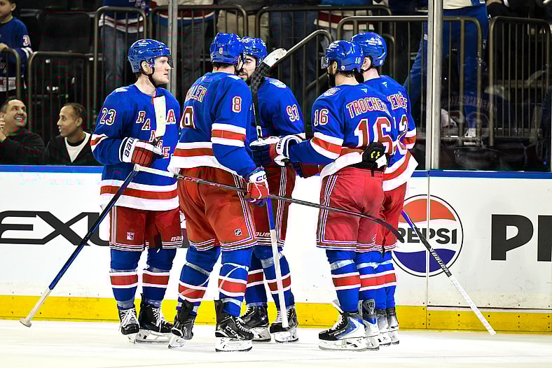 NHL: Winnipeg Jets at New York Rangers