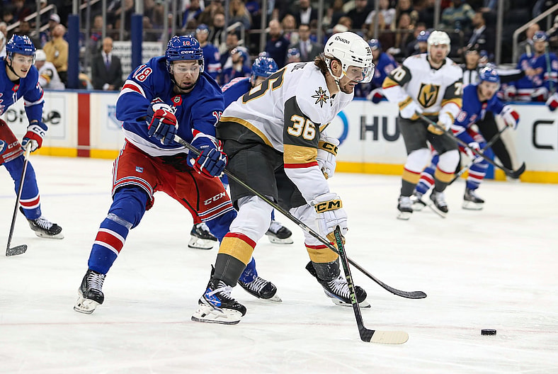 NHL: Vegas Golden Knights at New York Rangers