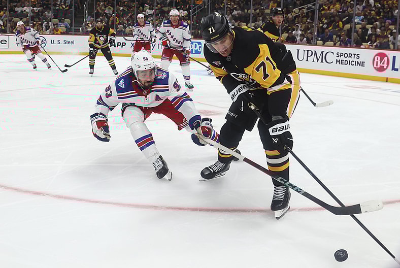 NHL: New York Rangers at Pittsburgh Penguins