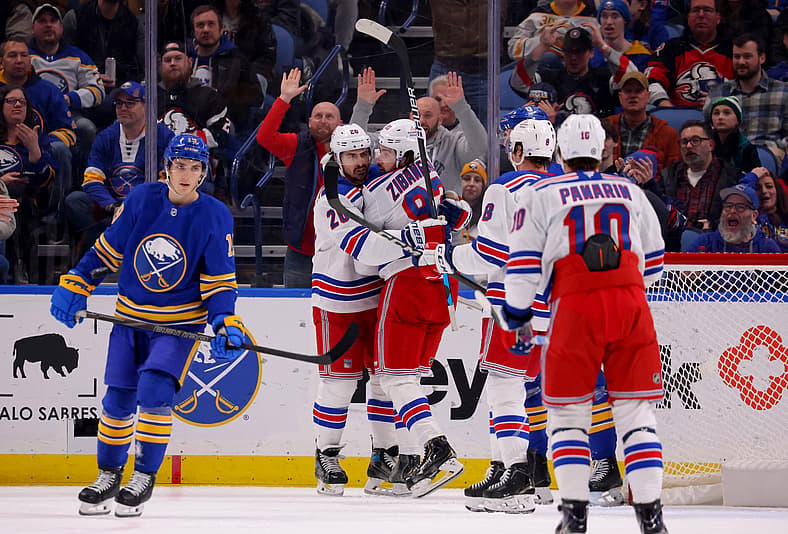NHL: New York Rangers at Buffalo Sabres