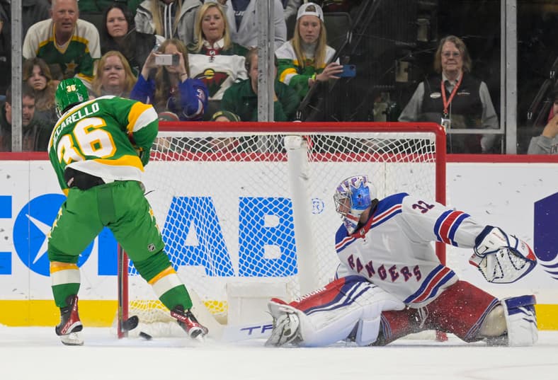 NHL: New York Rangers at Minnesota Wild