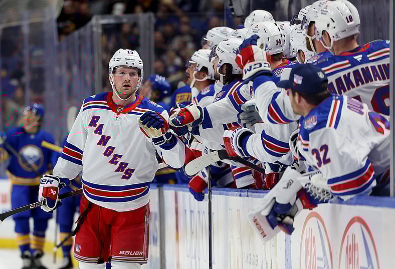 NHL: New York Rangers at Buffalo Sabres