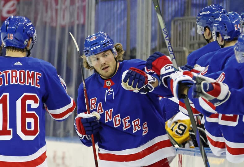 NHL: Pittsburgh Penguins at New York Rangers
