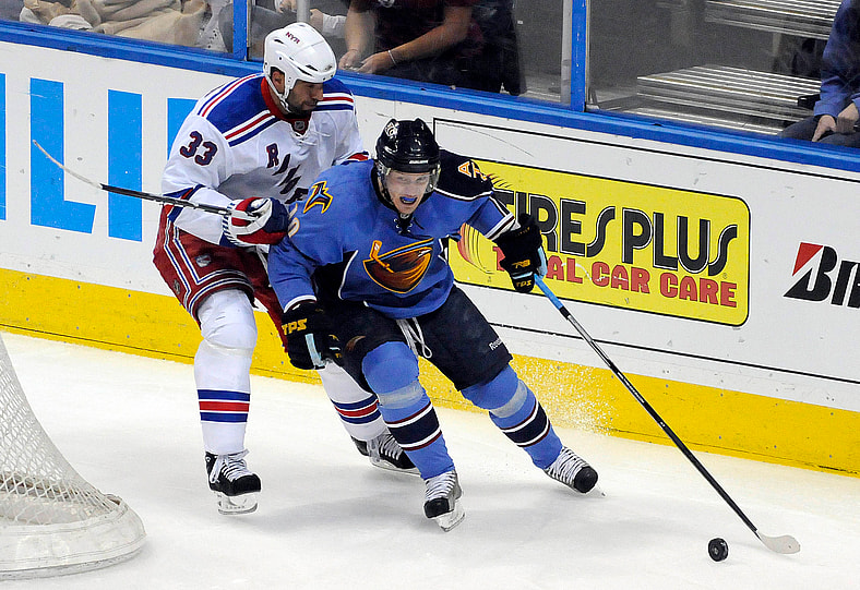 NHL: New York Rangers at Atlanta Thrashers
