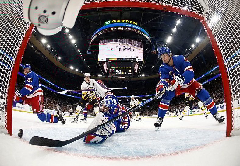 NHL: New York Rangers at Boston Bruins