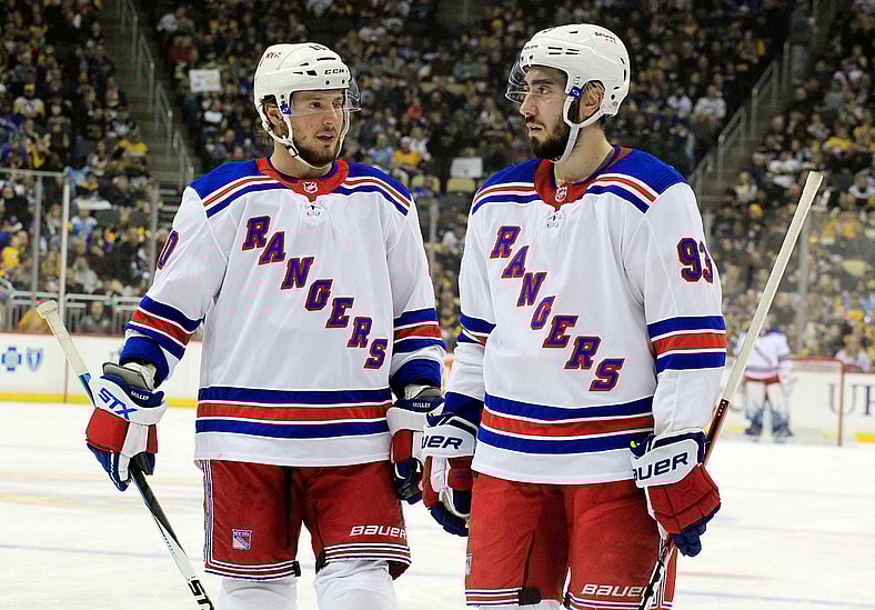 NHL: New York Rangers at Pittsburgh Penguins