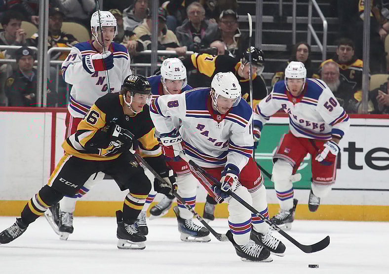 NHL: New York Rangers at Pittsburgh Penguins