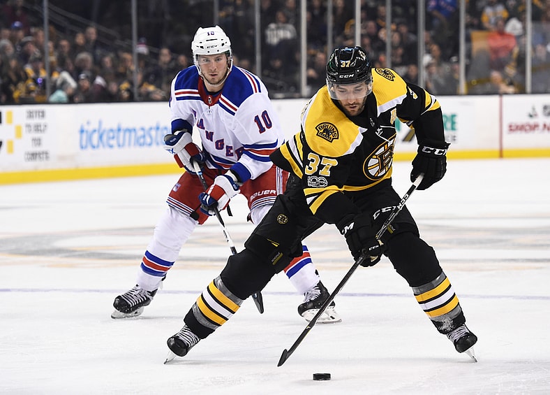 NHL: New York Rangers at Boston Bruins