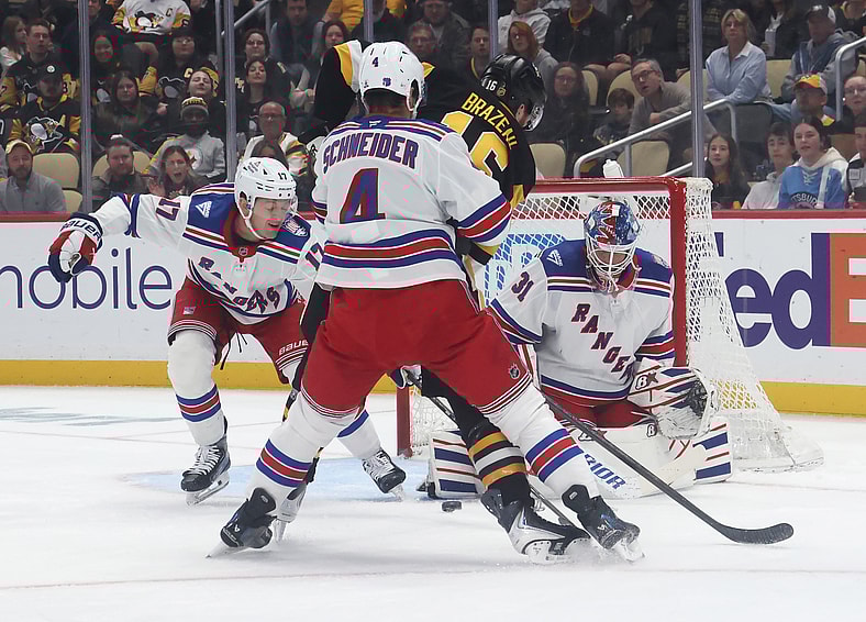 NHL: New York Rangers at Pittsburgh Penguins
