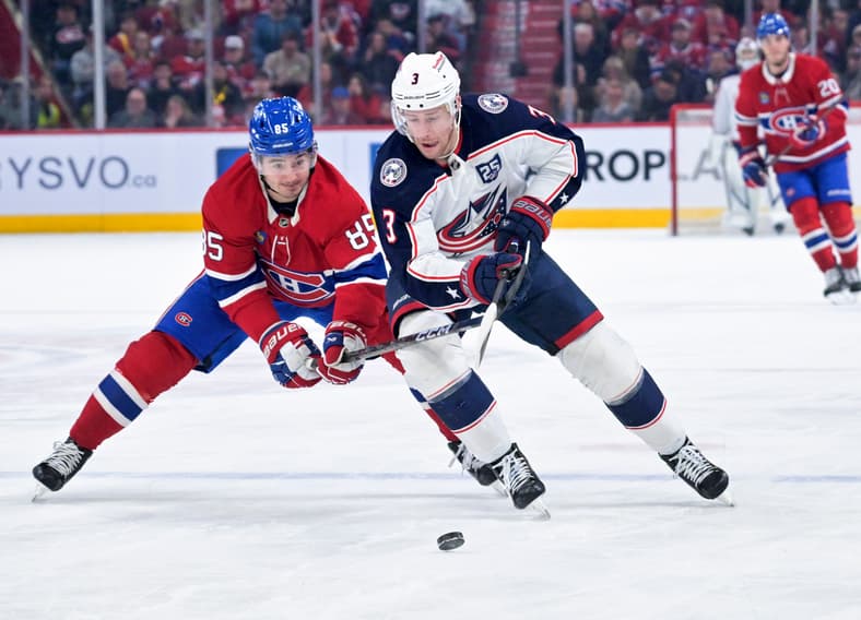 NHL: Columbus Blue Jackets at Montreal Canadiens